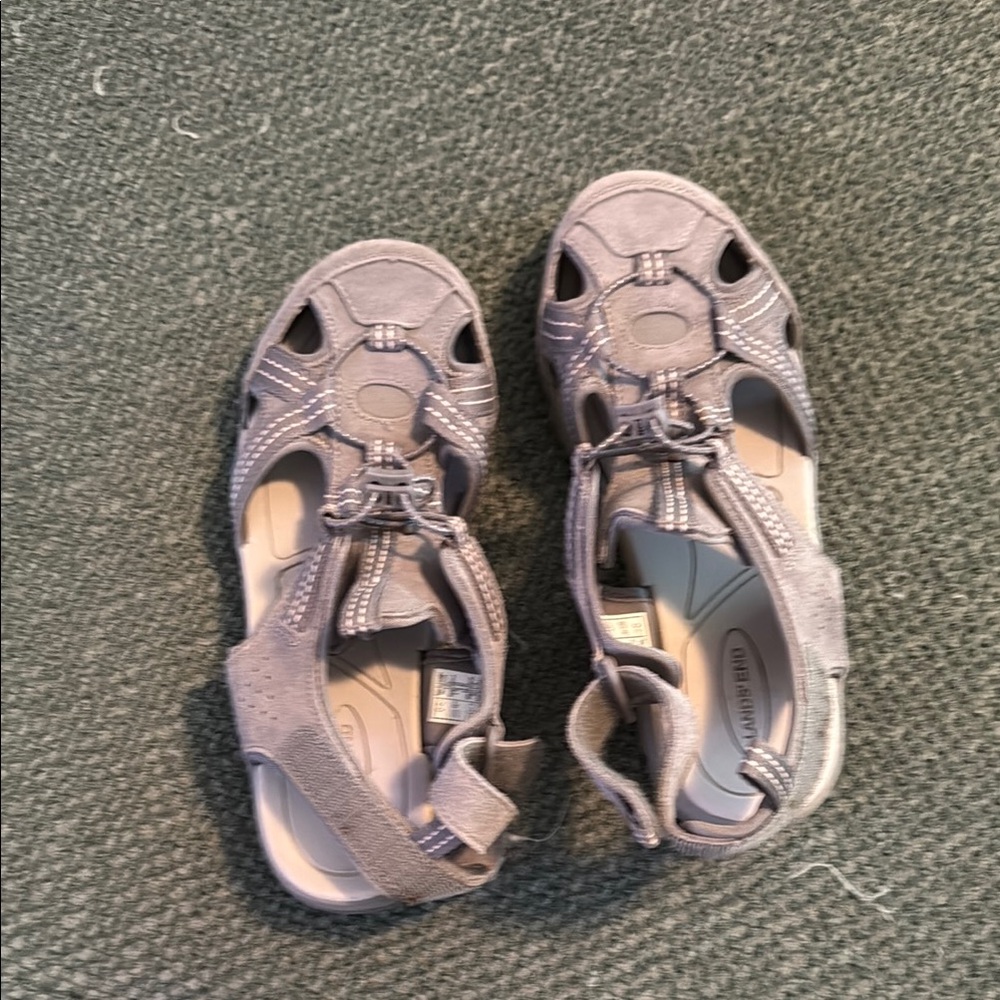 Lands' End Gray Women's Sandals